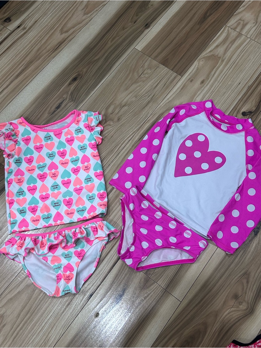 Carter's & The Children’s Place 5T Two-Piece Rashguard Swim Sets